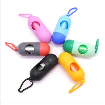 01 Dispenser + 05 Rolls Disopsable Baby Diapers Bag Box Kit Portable Baby Diapers Platics Bags Pet Waste Bag Box Kit Portable Baby Diapers Platics Bags Rubbish Bags Garbage Bag Removable Box Nappy Bag with Rope/hooks