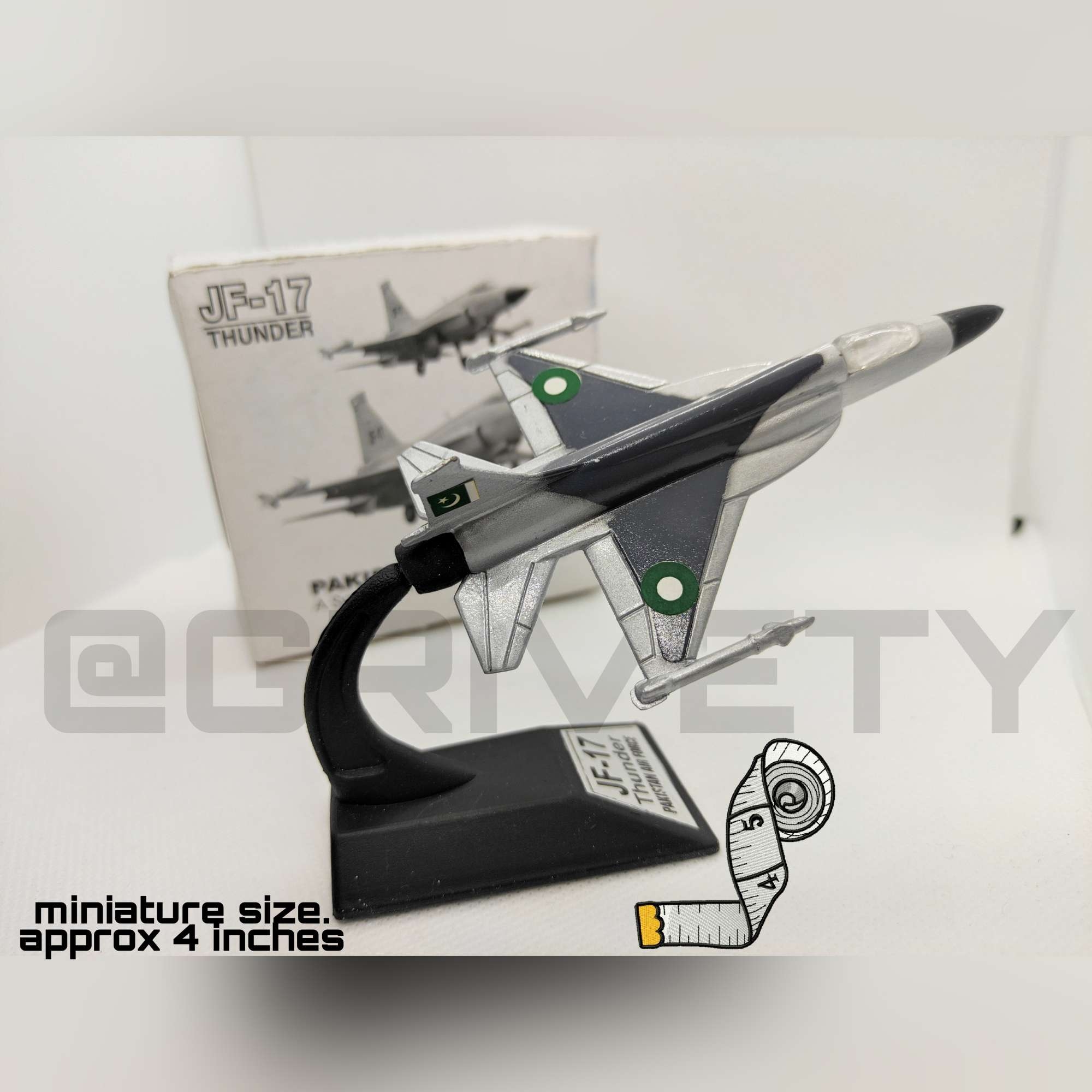 JF-17 Thunder Diecast plastic Model, Limited Edition  Miniature for Home and Office