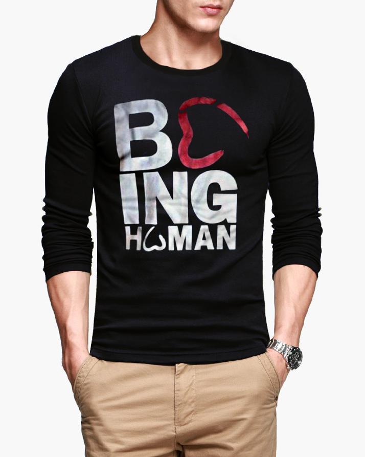 being human long sleeve t shirts