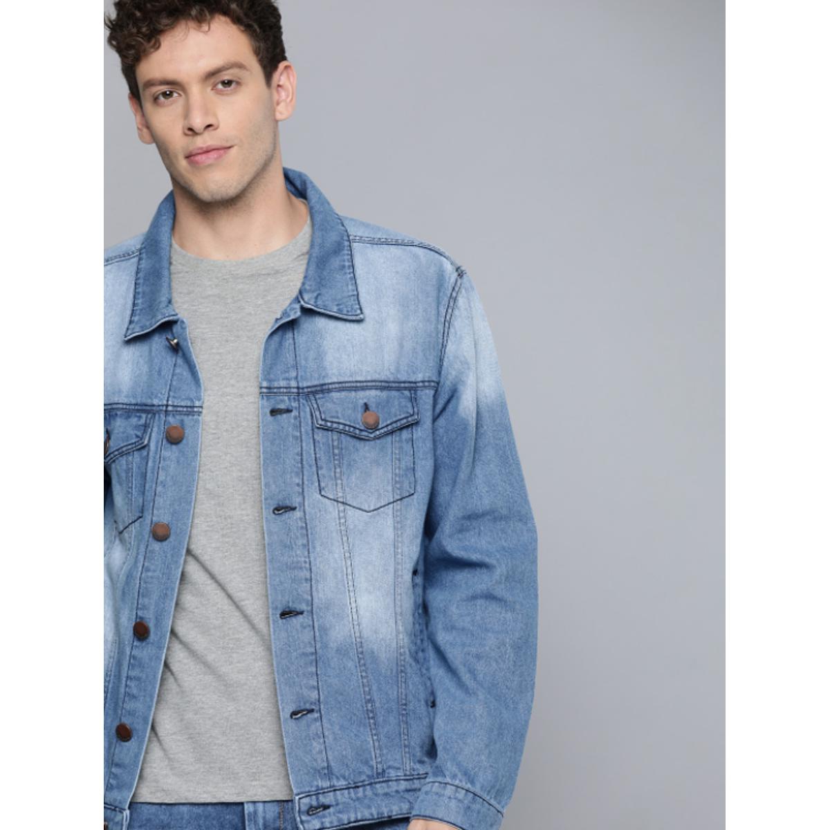 Mens Denim Jacket Stretchable