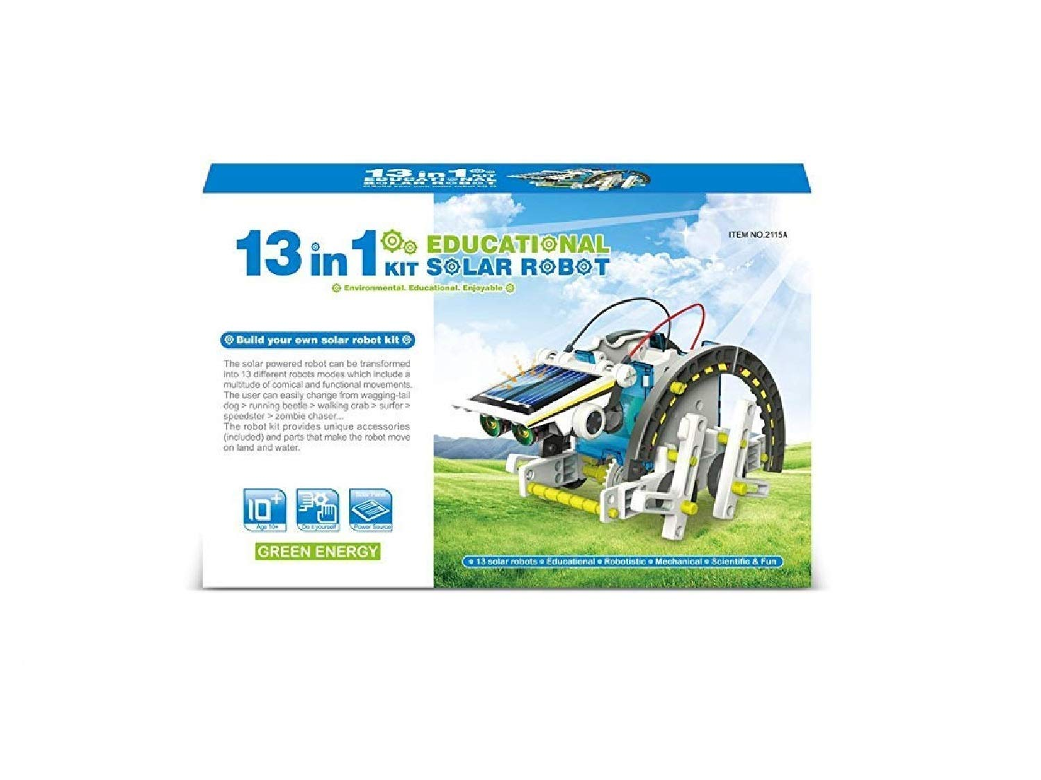 13 in1 Solar Kit Robot DIY Kit Solar Energy for kids