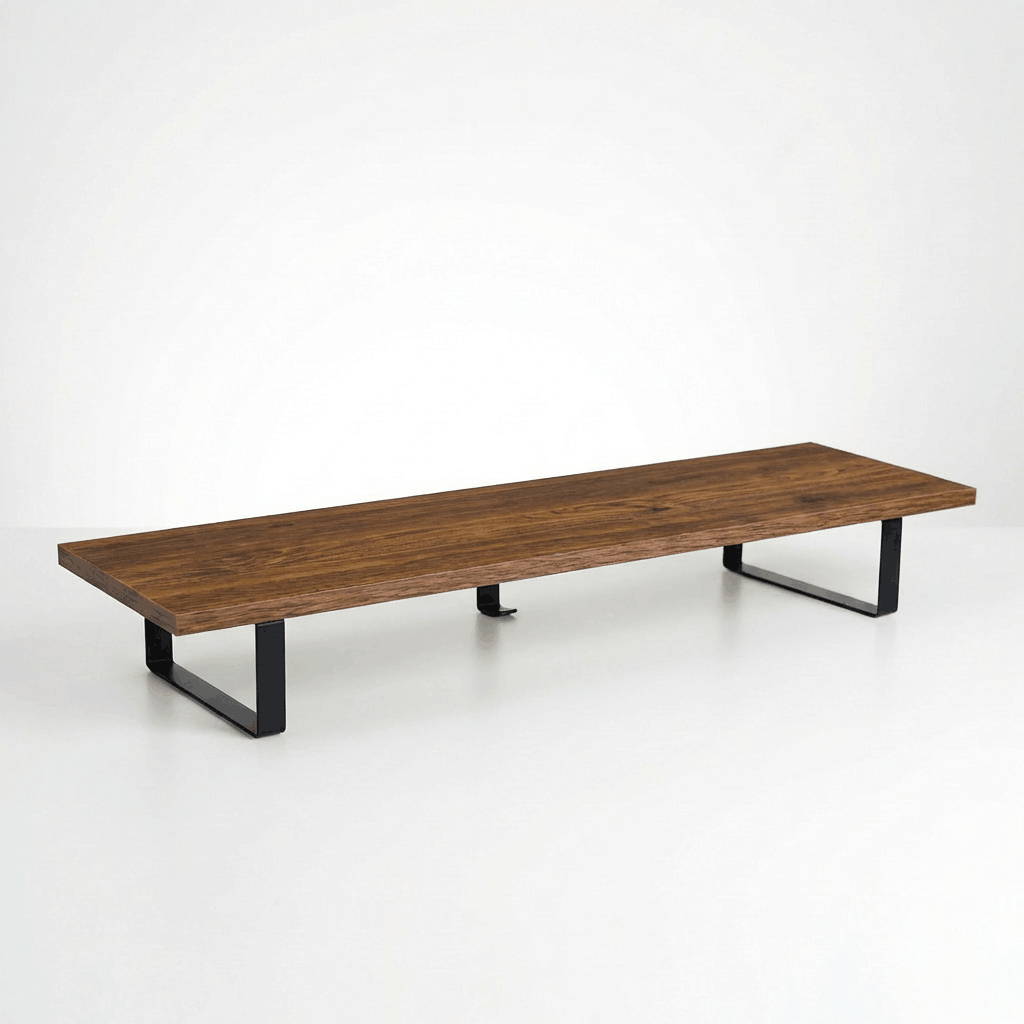 36x9in Wooden+Black