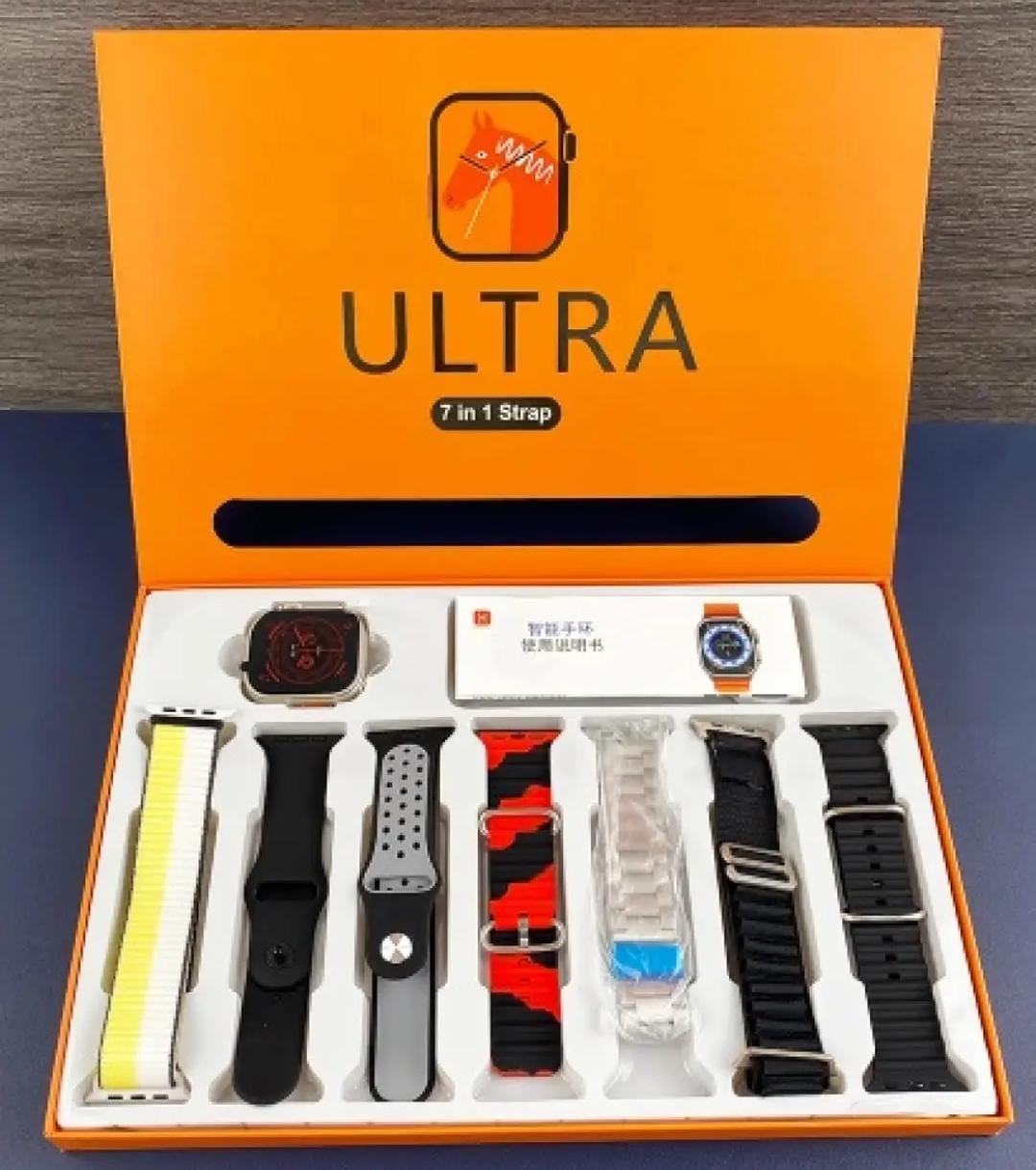 i20 Ultra Max Suit with Earphones 7 in1 set with earbuds Ultra Smart