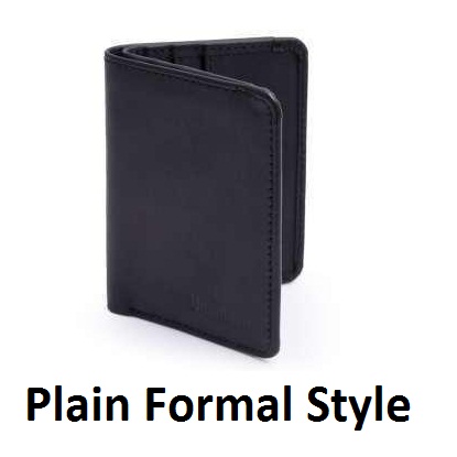 Leather Card Wallet Plain Formal Design Card Holder for Men (Artificial Leather)