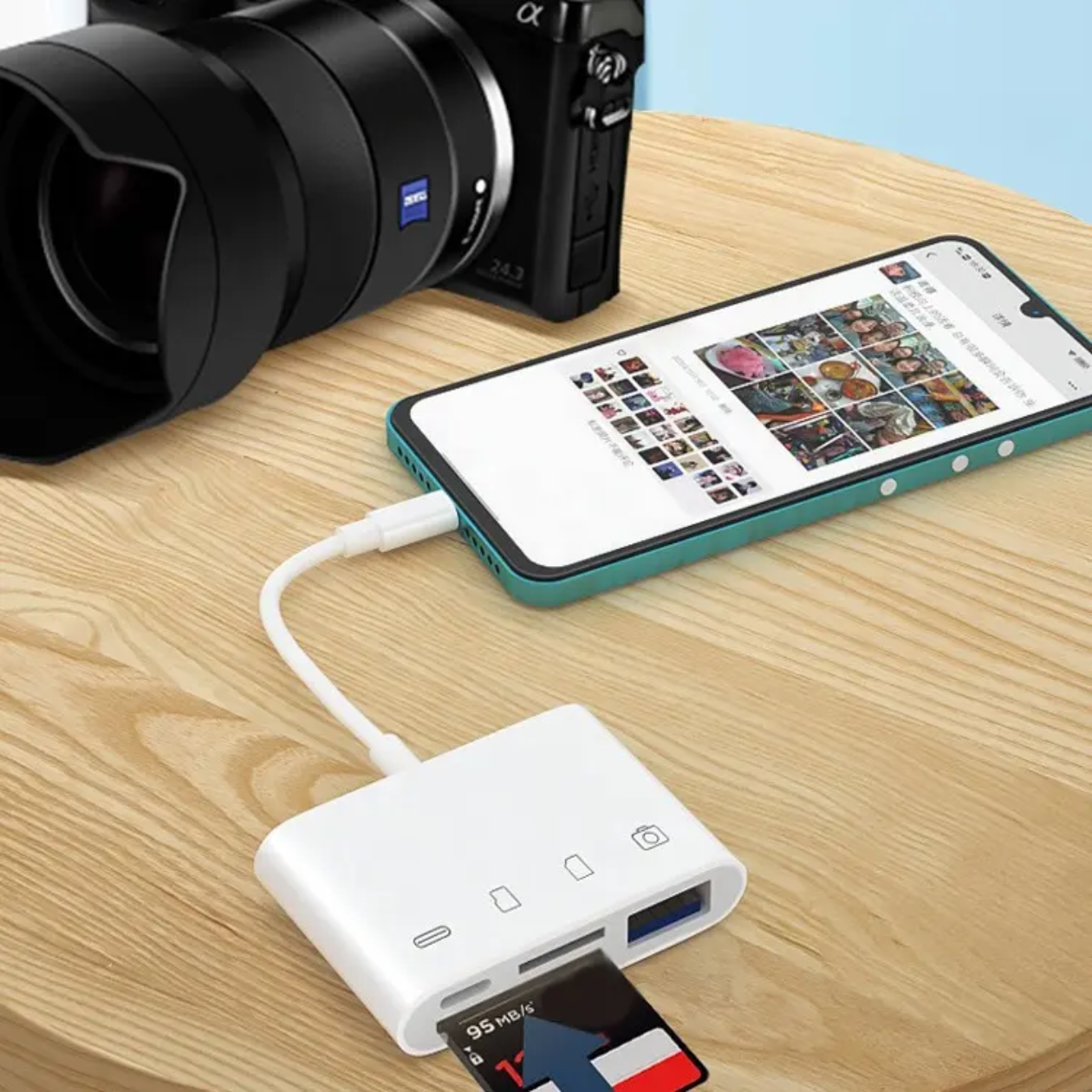 3 In1 USB Type-C /Micro-USB USB 2.0/3.0 Memory Card Reader Writer OTG Adapter SD TF Super Speed - Global Gadgets