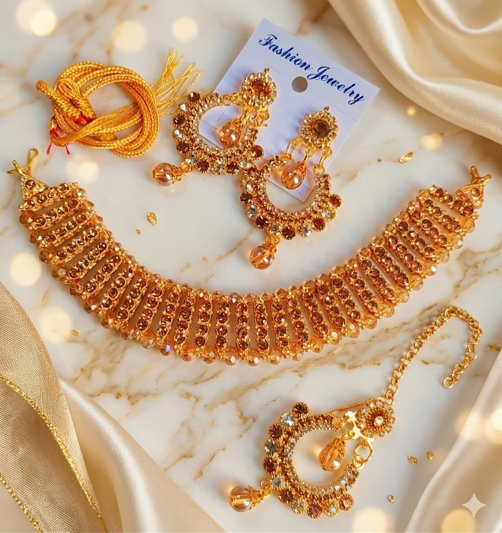 Artificial Bridal Jewelry Set - Jewellery Set for Girls / Women 00765403
