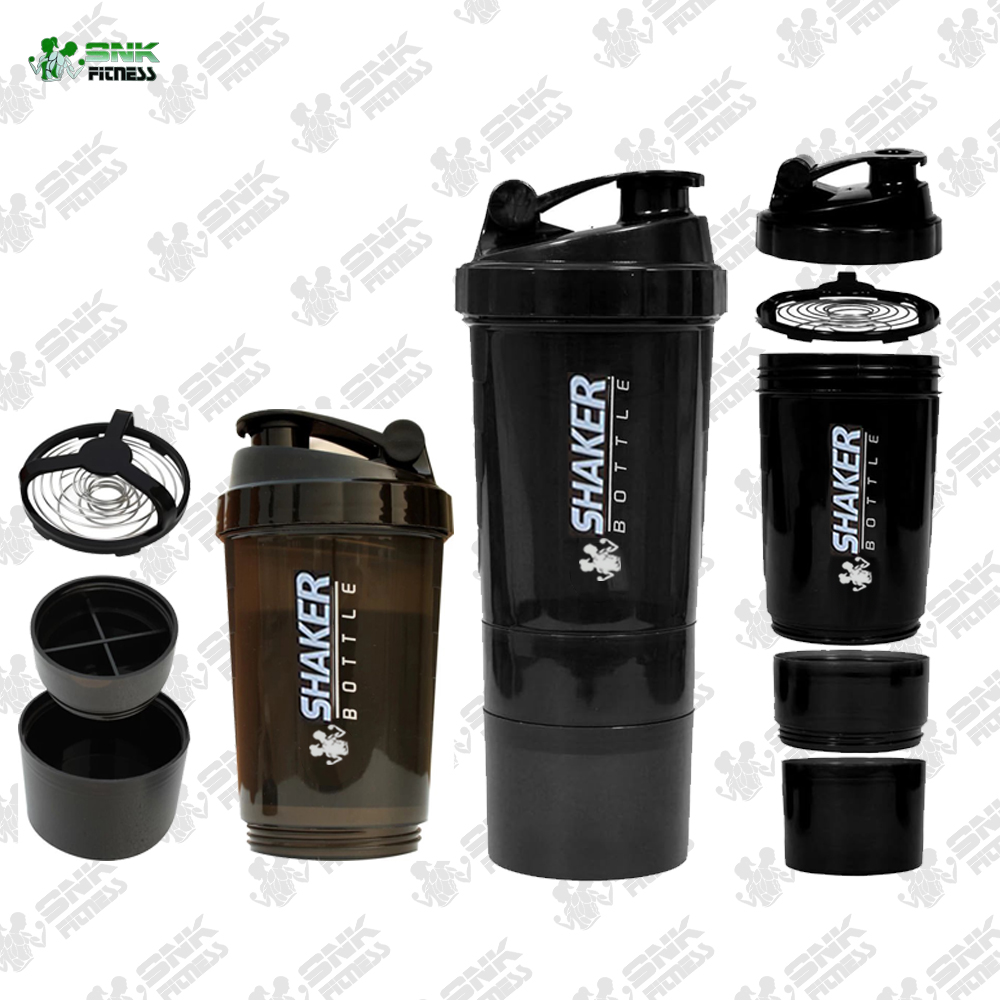 (SNK FITNESS) BOTTLE PROTEIN & MULTI PURPOSE SHAKER WITH 2GO SOLUTION Strauss Shaker Bottle 500ml