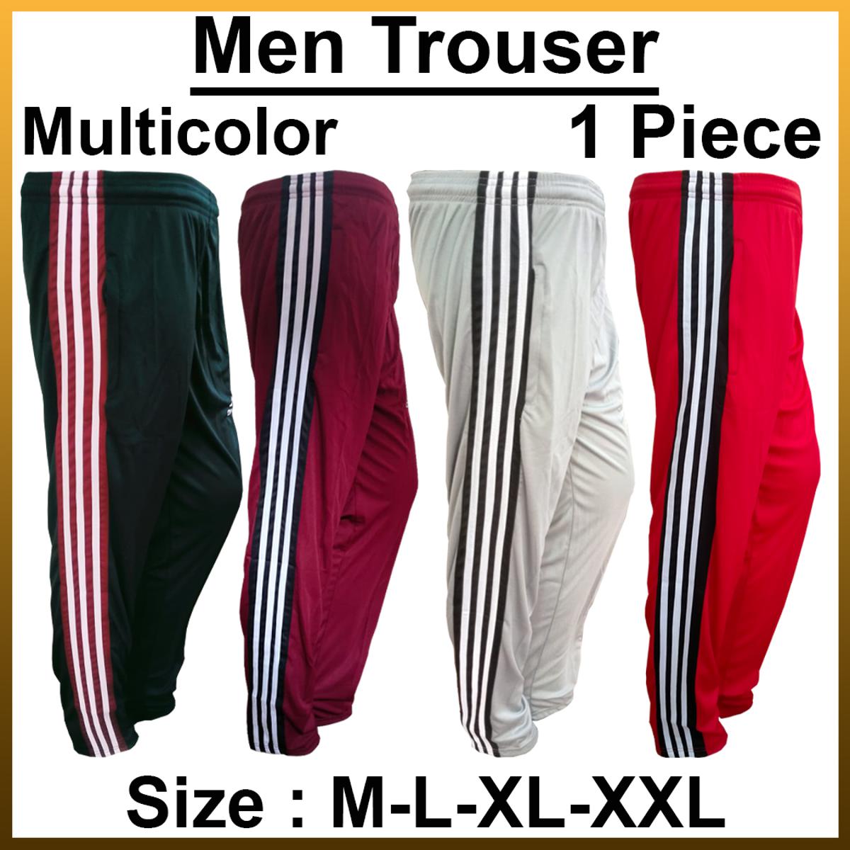 Mens Anthracite Casual Jersey Trousers  Elasticated Waist  Atlas For Men