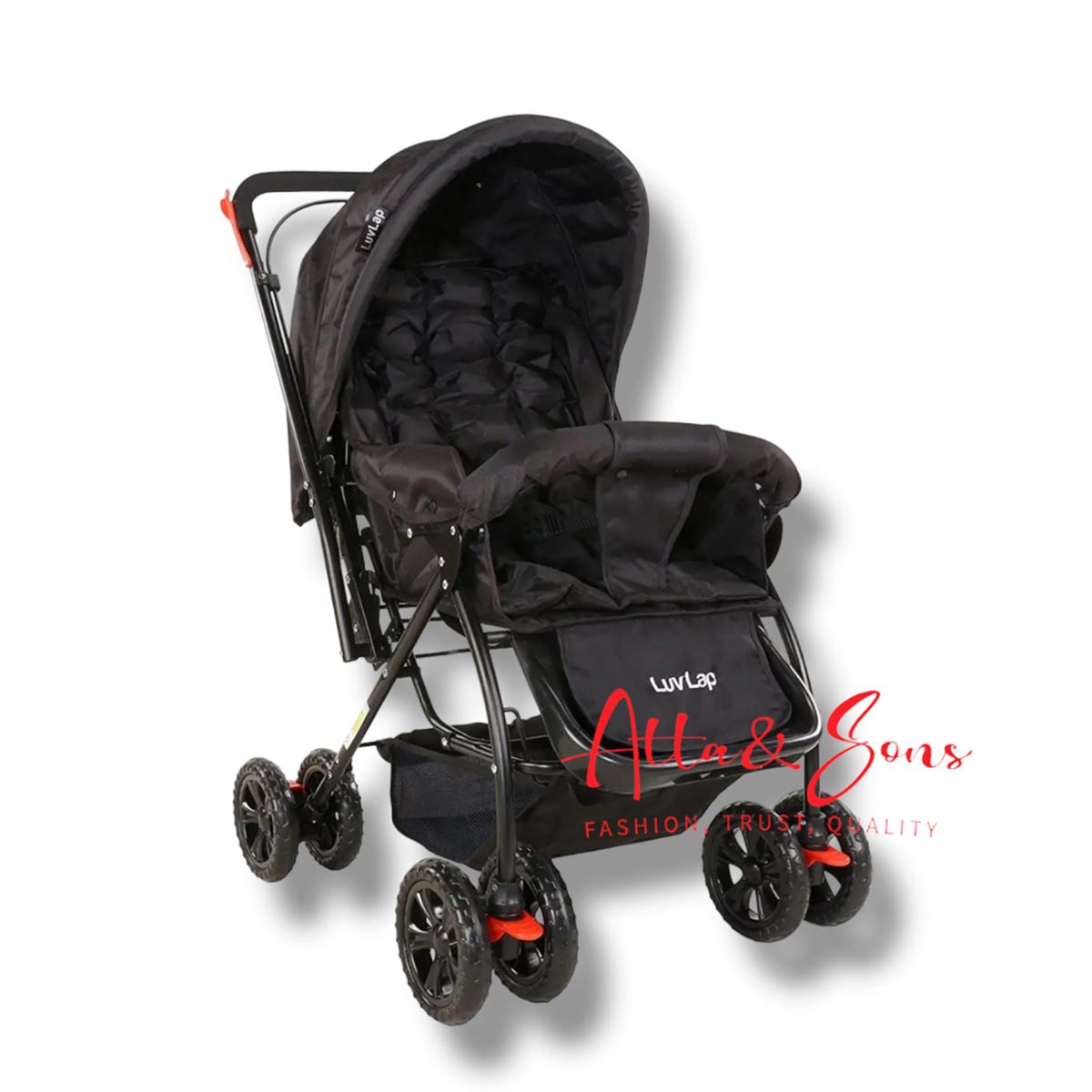 Baby Stroller, Double Handle Baby Stroller pram, Foldable Seat Adjustable Buggy Travel Carriage Pushchair, Stroller for Girls/kids.