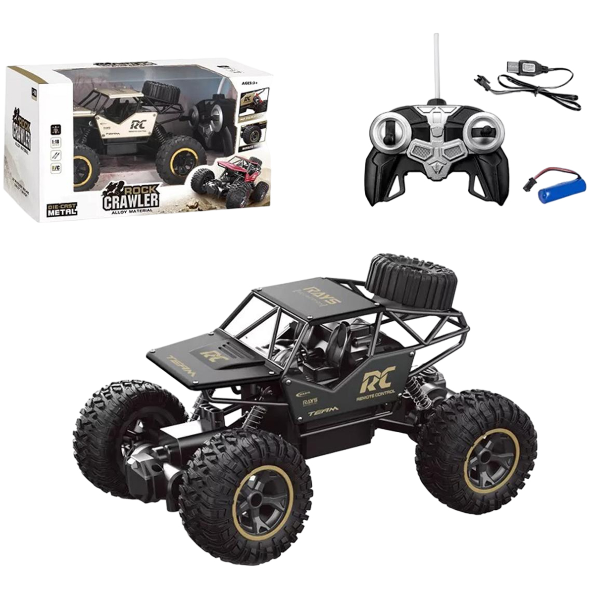 RC Car Remote Control Truck 4x4 Off Road Monster Truck for Kids