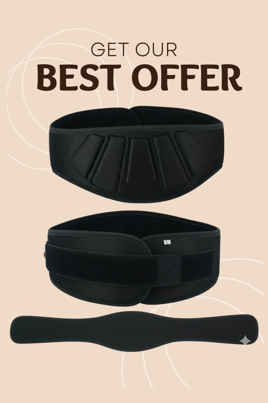Weight Lifting Belt  Gym Belt Training Fitness Workout  Gym Belt For Men & Women  Gym Exercise Weight Lifting Belt