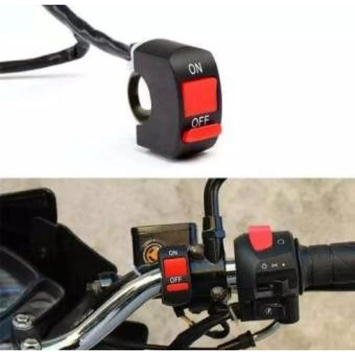 Bike light store on off switch