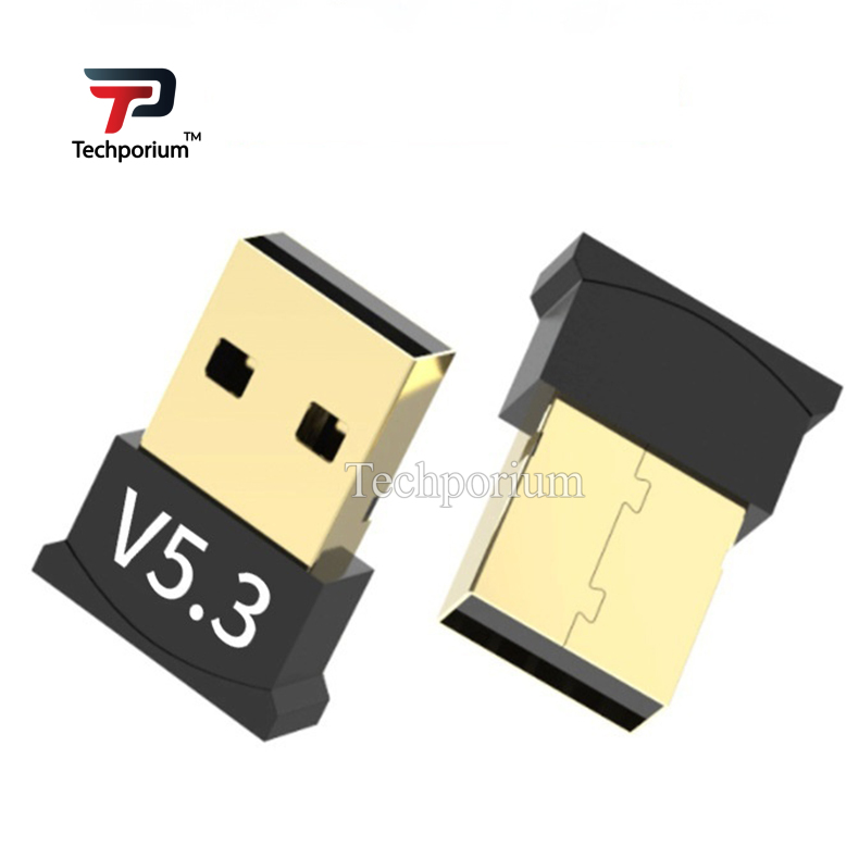 5.3 Bluetooth Dongle USB Car Bluetooth Music Receiver Bluetooth Adapter for PC Laptop Car Audio Audio Receiver Transmitter HD Sound Bluetooth Adapter AUX Receiver