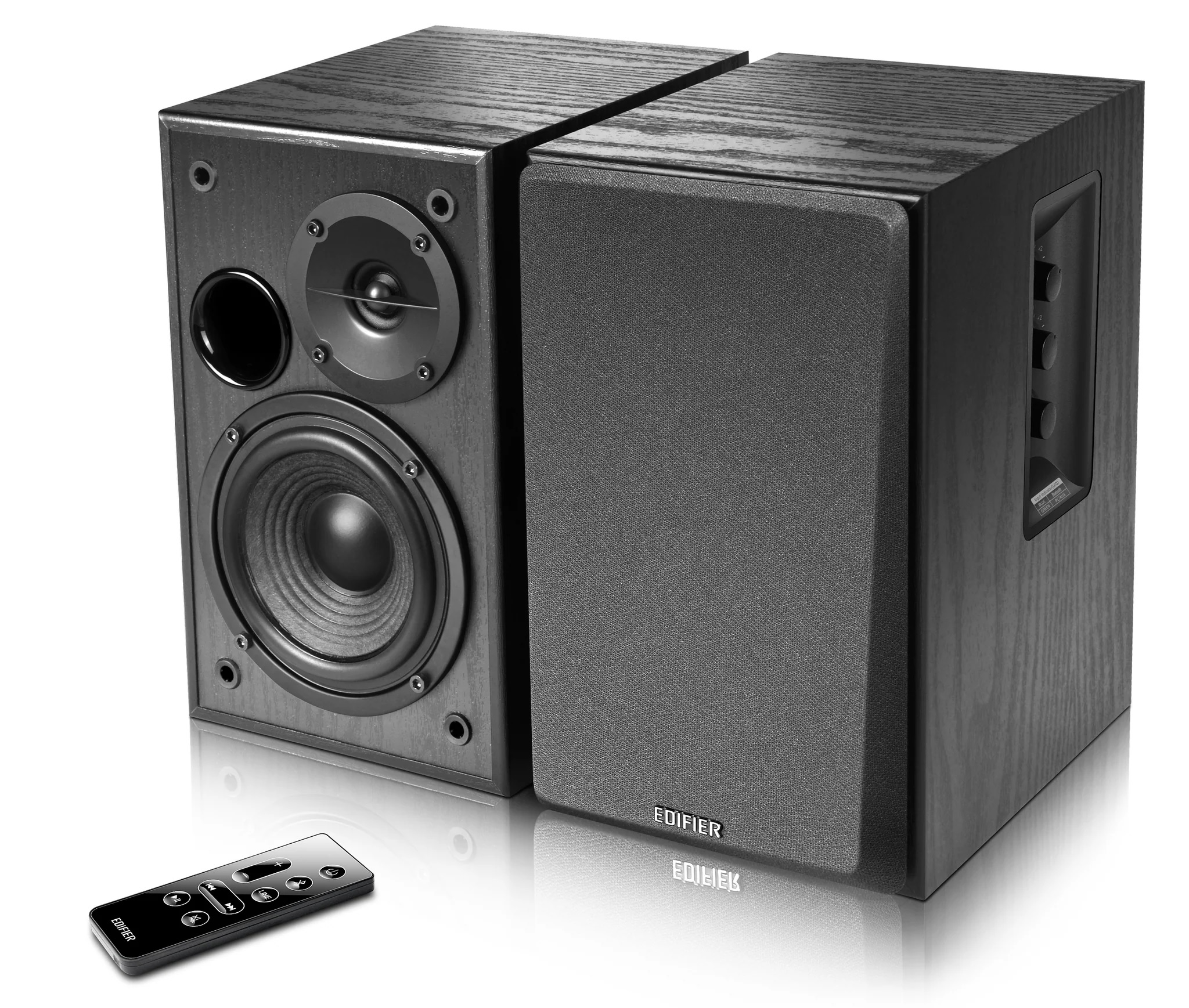 Edifier R1580MB Bookshelf Speaker ( Bluetooth Remote AUX Dual RCA Mic ) Daraz.pk