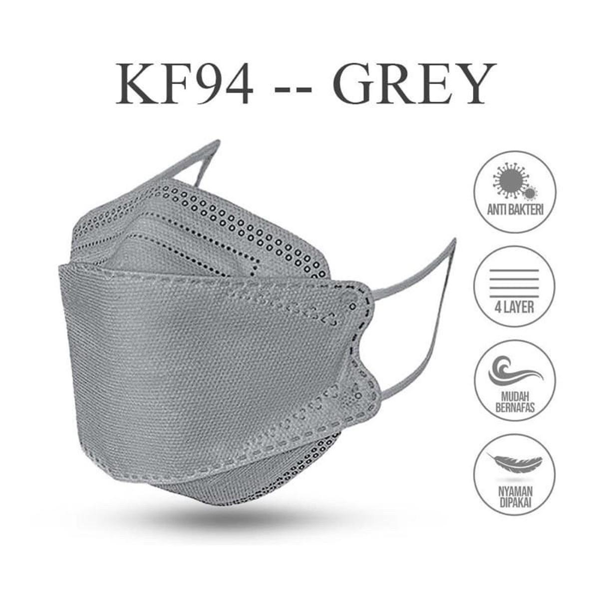 kf94 mask grey