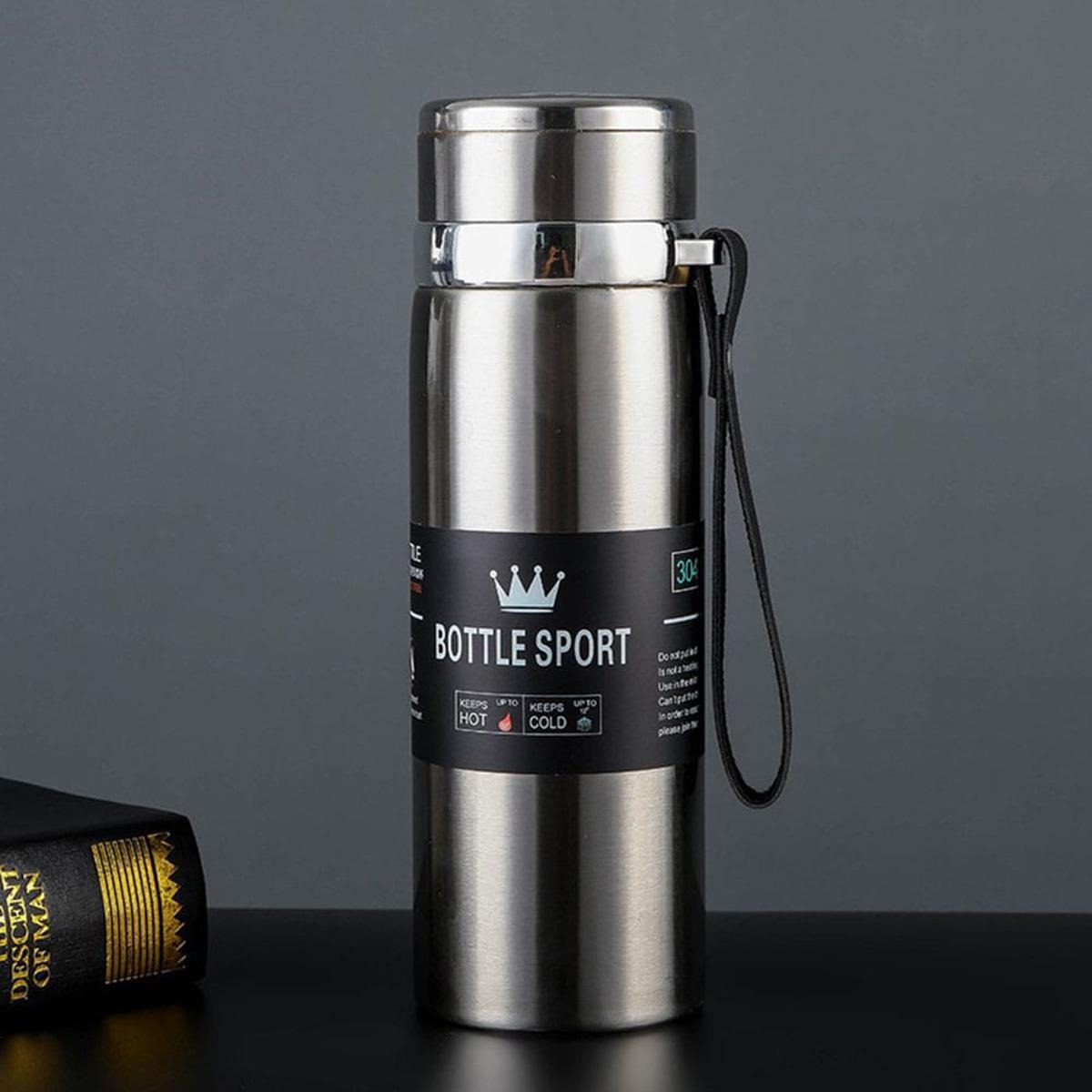 Imported Original 1000ml Stainless Steel Cold & Hot Water Bottle for Boys Girls & Kids , Sports & Gym | Thermos Flask | (1 Liters)
