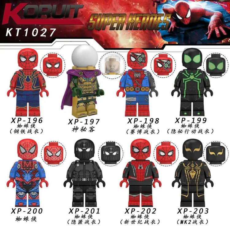 Lego spider man online noir set