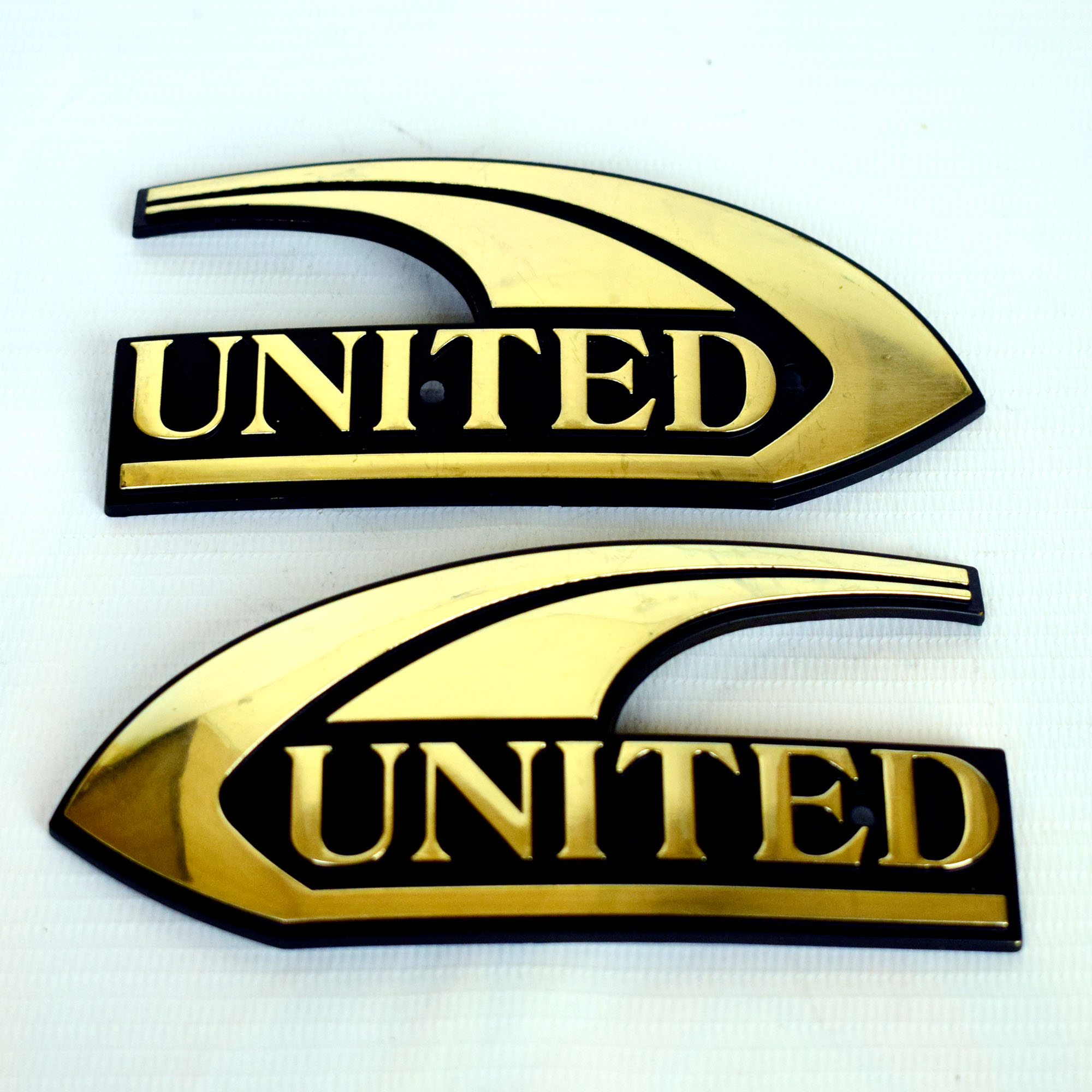 Emblum Set Fuel Tank for United 70cc Motorcycle Monogram / Logo Fuel