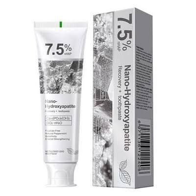 Hydroxyapatite Toothpaste 7.5% – Tooth Strengthening and Enamel Care Toothpaste for Daily Oral Hygiene Routine