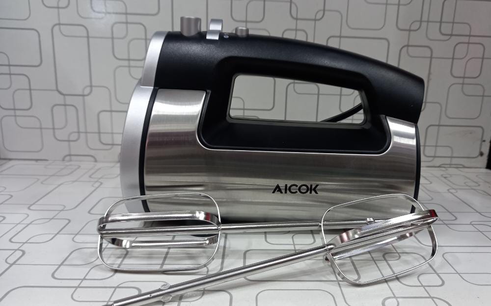 AICOK Hand Mixer Electric, 6 Speed 300W Turbo Kitchen Handheld