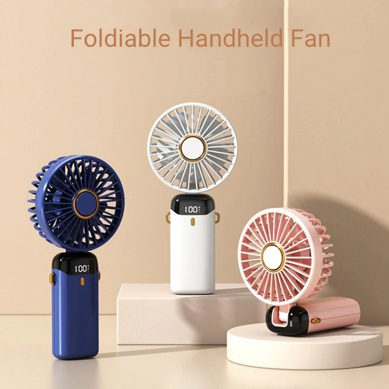 Handheld Mini Fans USB Rechargeable Small Electric Fan Student Pocket Portable Fan Mini Portable Air Conditioner