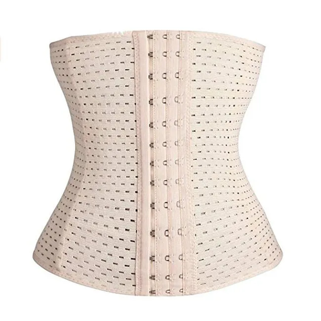 Breathable Tummy Girdle Belt Sports Waist Trainer Hollow Corset Body Shaper Fitness Control Belly Belt