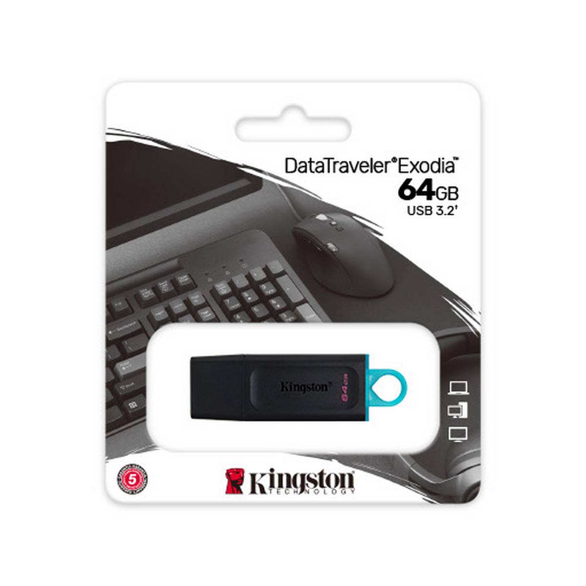 Kingston DTX 64GB USB 3.2 DataTraveler Exodia USB Flash Drive