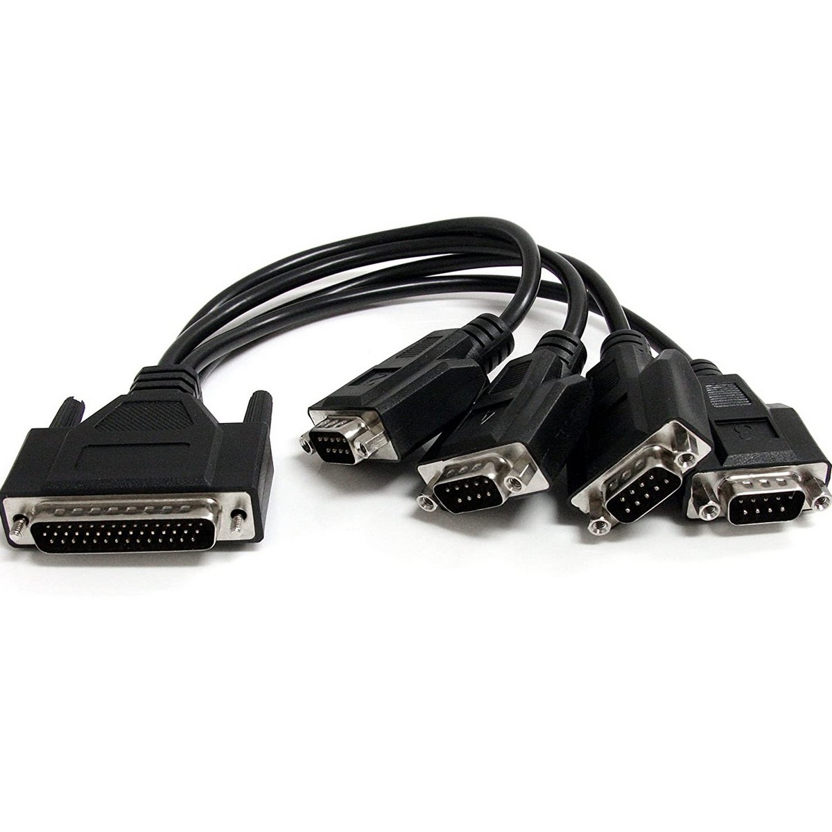 PCIE 4 Port Serial Expansion Card Convertor DB9 (RS-232) Parallel Cable Converter (Genuine)
