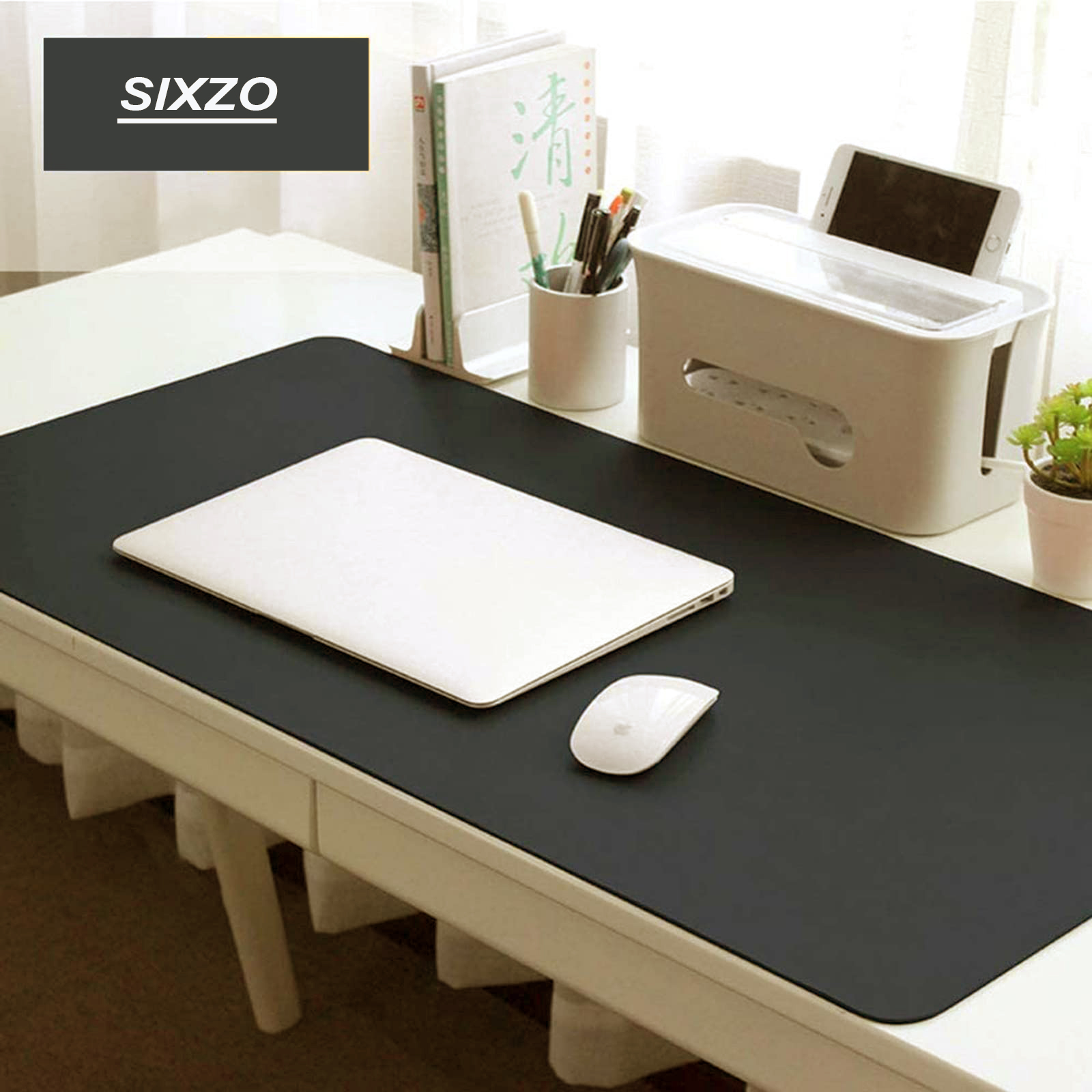 PU Leather Desk Pad Leather Sheet (26*12Inches), Laptop Mousepad, Keyboard Gaming Mouse Pad Mouse, Office Table Mat, Water Proof Laptop Desk Matt single Sided Luxury Sheet