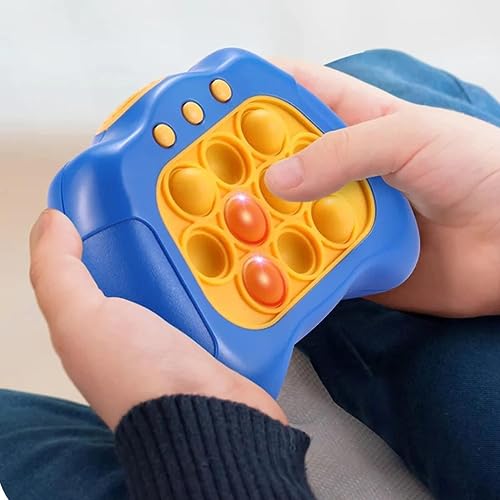 Light Up Pop Game for Adults and Kids | Educational Puzzle Game Console | Press and Play Reaction Training Birthday Gift for Children Aged 3-12 | Handheld Push Bubble Toy