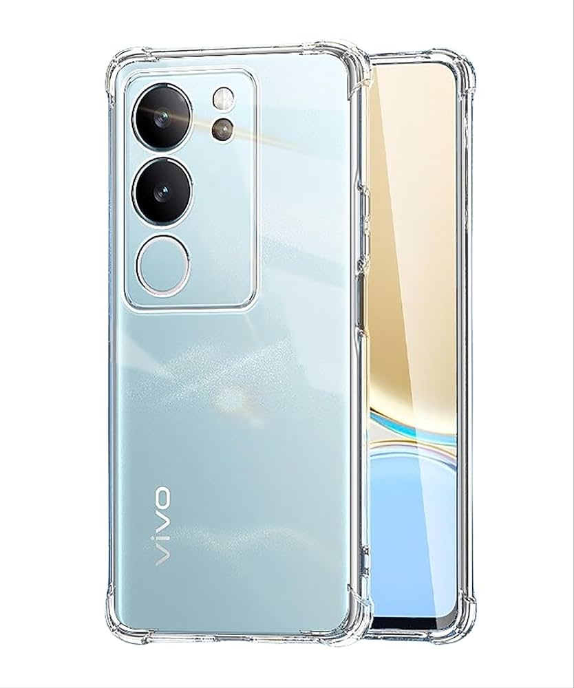 Vivo V29E Transparent Back Cover Soft Crystal Clear Case For Vivo