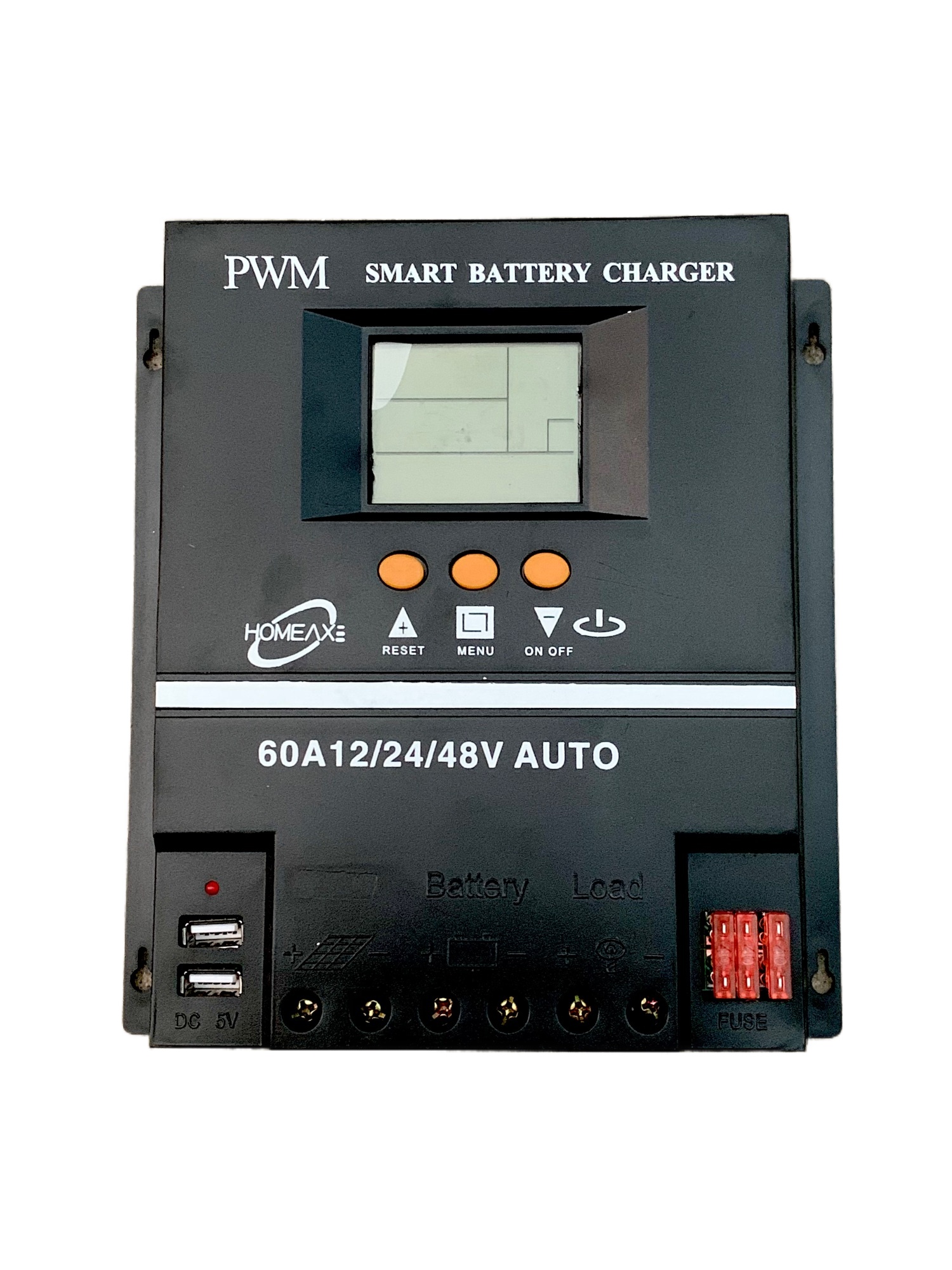 60Amp PWM Solar Charger Controller 12v/24v/48v Auto Smart Battery ...