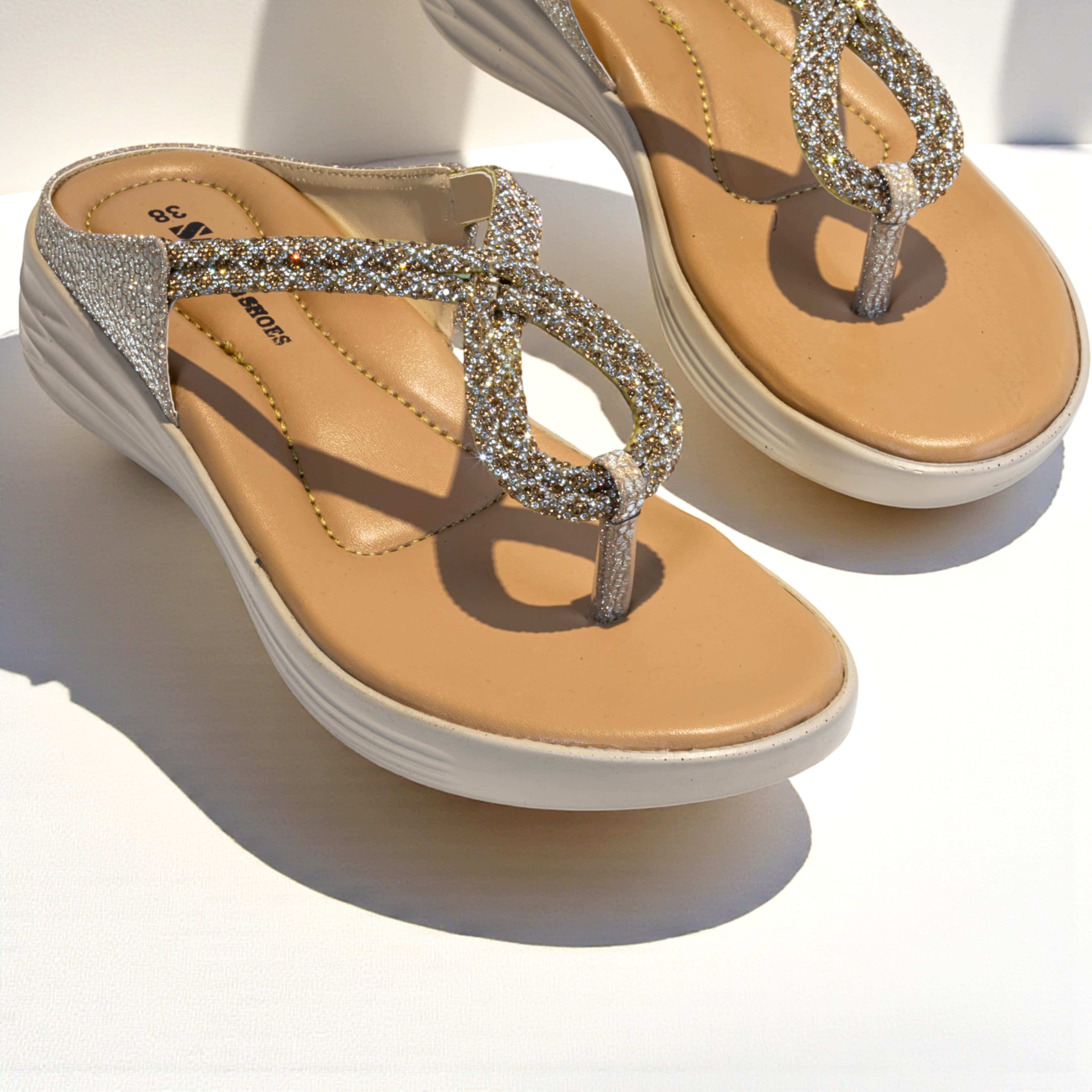 Stylish Wedge For Women or Girls-SAWA SHOES- 461