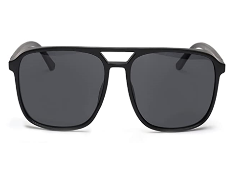 Sunglasses Square Frame with Side Retro Frame For Man & Woman