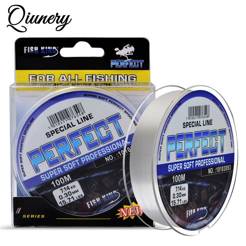 Super Nylon Line Clear Super Fishing Line 100M Performance Strong