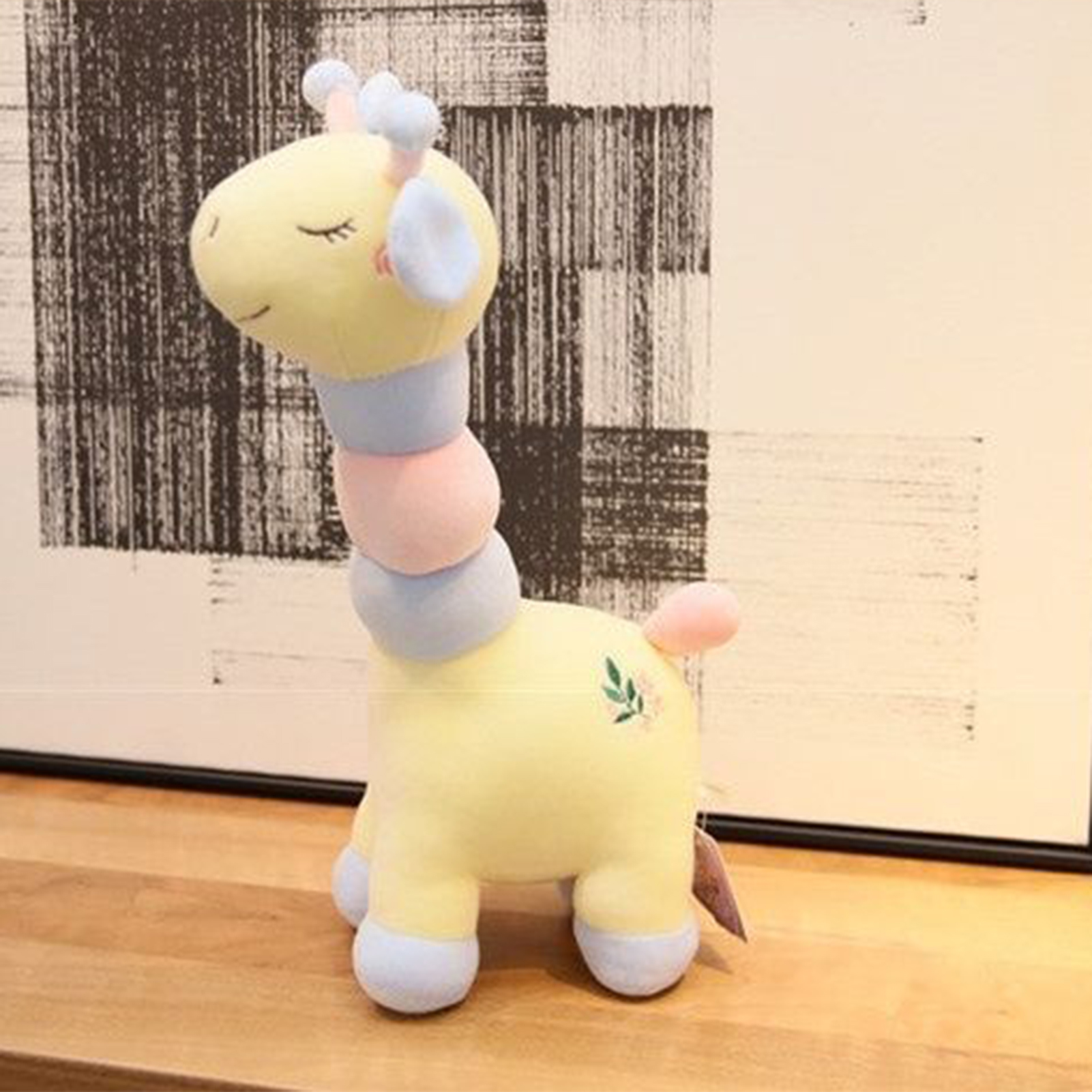 Non-Toxic Giraffe Toy Adorable Colorful Giraffe Plush Toy Soft Stuffed Animal For Kids
