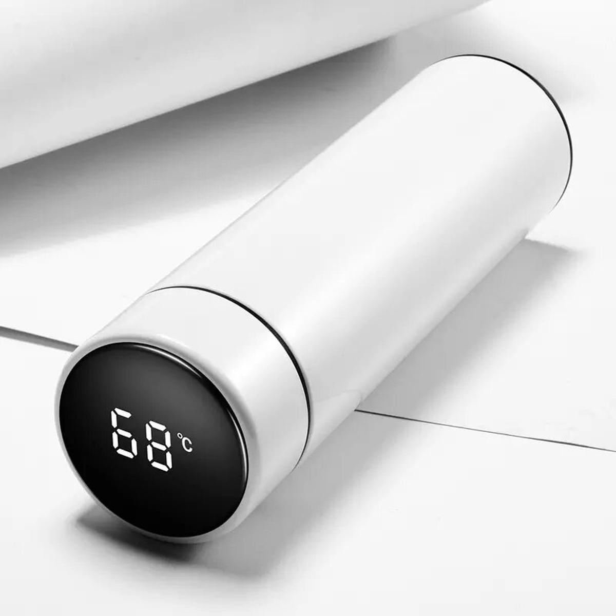 500ML Smart Thermos Water Bottle Led Digital Temperature Display Stainless Steel Coffee Thermal Mugs Intelligent Insulation Cups