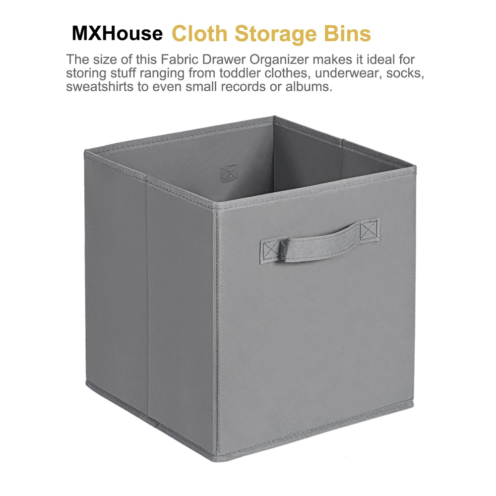 Foldable Storage Cubes Organizer Basket Bin Storage Boxes Storage