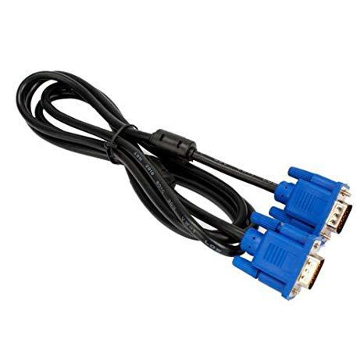 1.5m Black VGA Cable, for computers