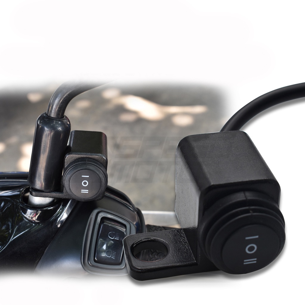 22mm 12V Motorcycle Handlebar Control Dual Button On Off Switch Headlight Flasher Dual Switch 2 Choice For Handlebar Fog Light