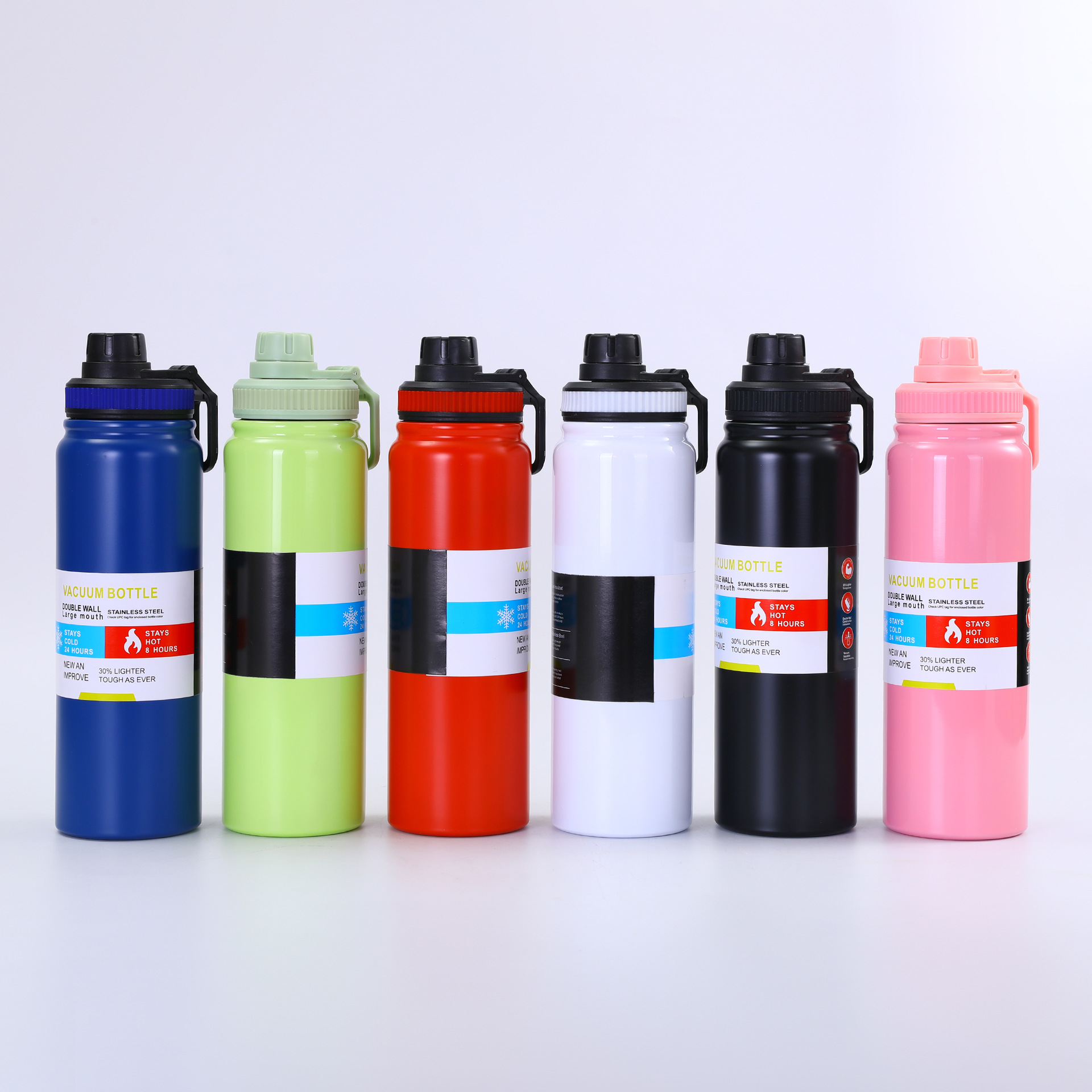Stainless Steel Double Wall Vacuum Flask – 1000ml/800ml /600 ml Insulated Water Bottle for Hot & Cold Drinks – Leak-Proof, Durable Sports Bottle for Gym, Office, School & Outdoor Use