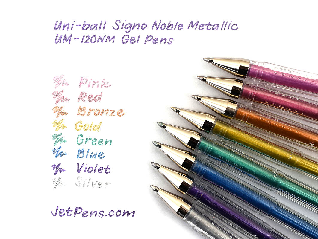 Uni Ball Metallic Glitter Pens Pen Sets Uni Ball Signo Glitter Gel
