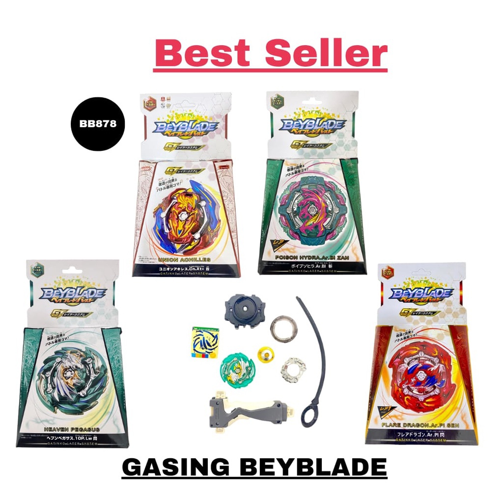 Premium Golden Valkyrie Beyblade with Dual LR String Launcher Ultimate Spin Power