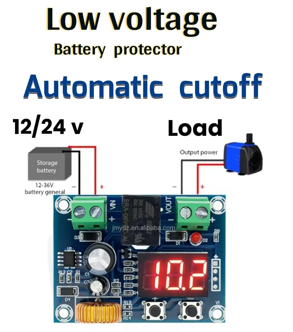Low voltage battery protection module with digital display | Daraz.pk