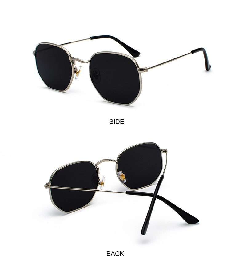 Classic Square Sunglasses Men Brand Designer Vintage Sun Glasses Male Metal  Frame Outdoor Shades Driving Oculos De Sol