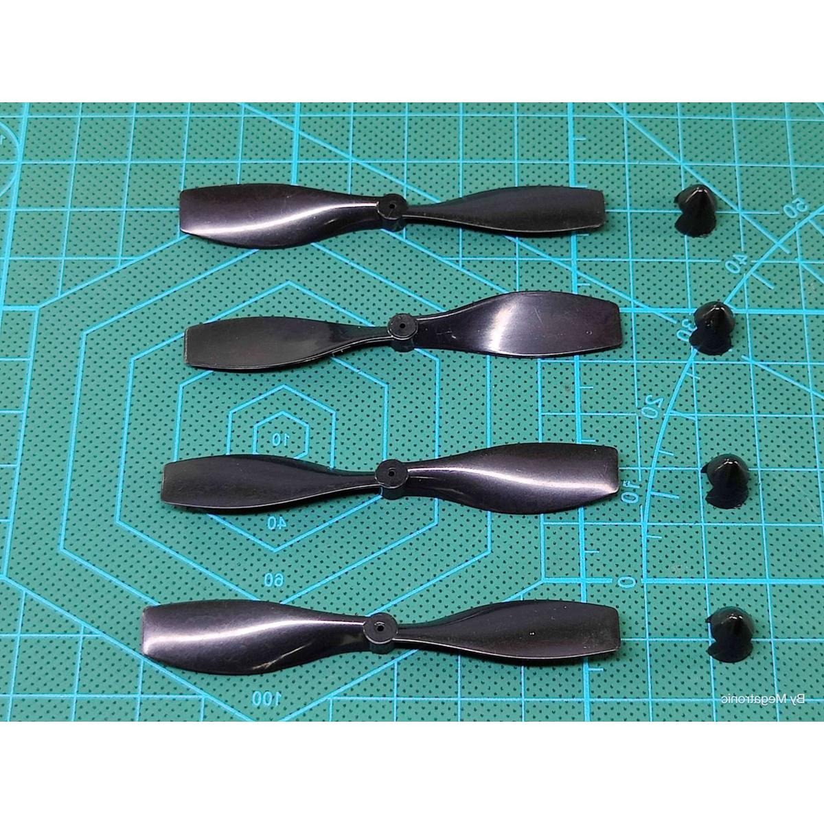 Set of 4 propellers for coreless motors UAV 75mm brushed model airplane motors