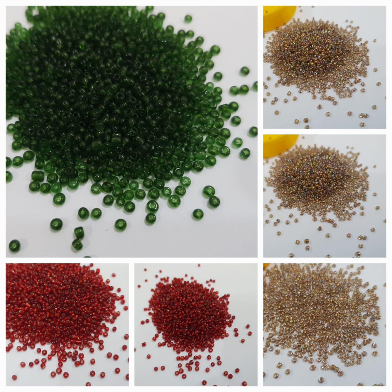 2 Tola Round Beads, Glass Various Colors, Pony Bead Jewelry, DIY Craftsmanship 2mm