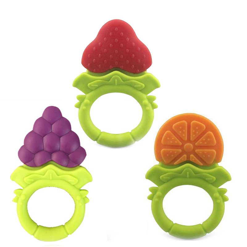 Mama choice Fruit Shape Silicone Teether for Baby