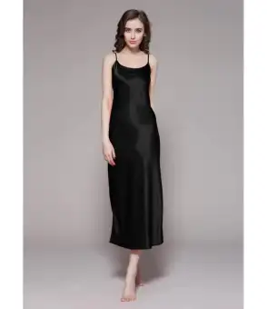 black night dress ladies