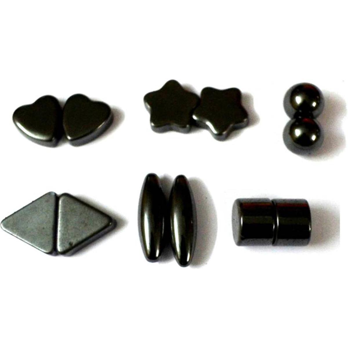 Pack of 12 Pcs  (6-Sets)  - Buzzing Magnet Toys for Kids -Random Shapes